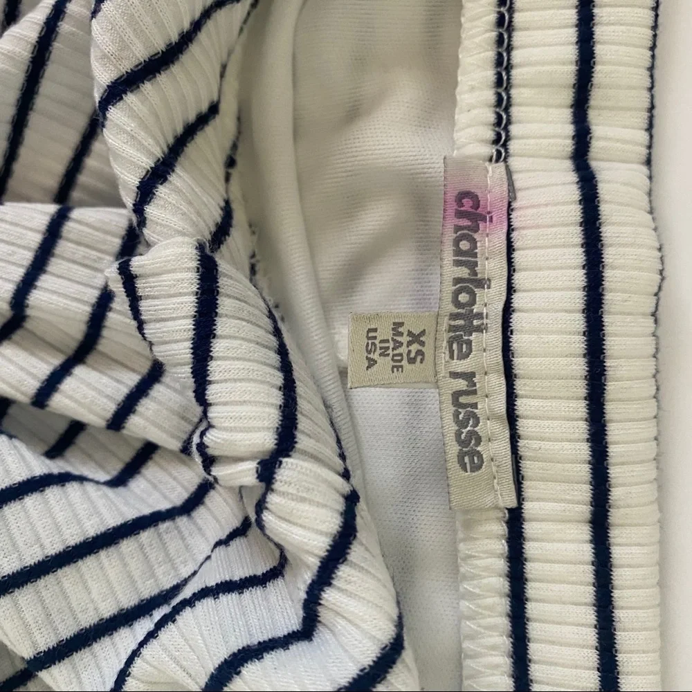 Charlotte Russe Asymmetrical Front Knot Skirt - Picture 4 of 5